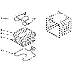 RBD275PDB15 Built In Oven - Electric Internal oven Parts diagram