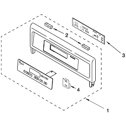 RBD275PDT12 Oven Control panel Parts diagram