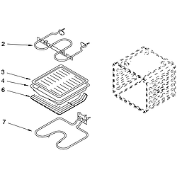 RBD305PDB14 Built In Oven - Electric Internal oven Parts diagram