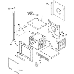 RBD305PDB14 Built In Oven - Electric Upper oven Parts diagram