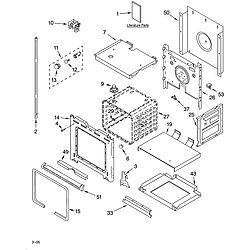 RBD305PDS15 Built In Oven - Electric Lower oven Parts diagram