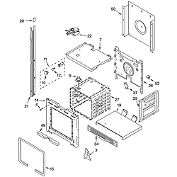 RBD305PDS15 Built In Oven - Electric Upper oven Parts diagram