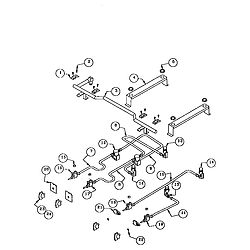 RDDS30 Range Manifold assembly sequence Parts diagram