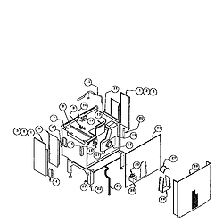 RDDS30V Range Drop-in Parts diagram