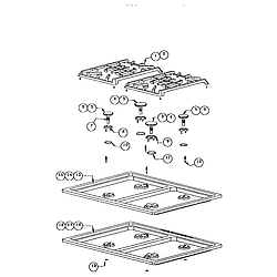 RDDS30V Range Gas maintop Parts diagram