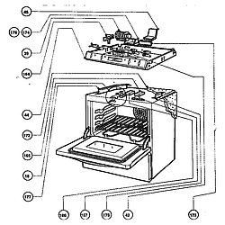 RDFS30Q Range Cooling and electrical control Parts diagram