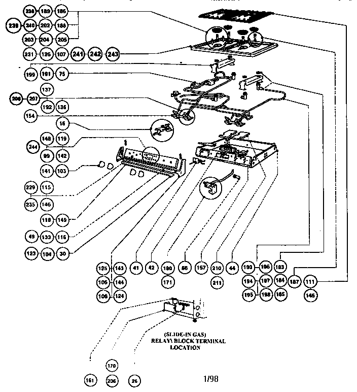 Electric Stove Burner Wiring Diagram from www.appliancetimers.com