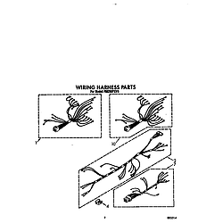 RM288PXV6 Electric Built-In Oven With Microwave Wiring harness Parts diagram