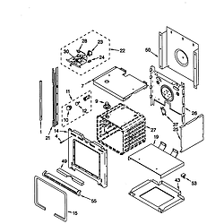 RS675PXGQ0 Electric Range Oven Parts diagram