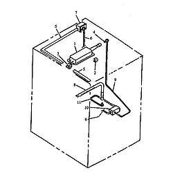 RSF3400UL Gas Range Gas components Parts diagram