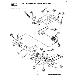 S120C Range Blower assembly Parts diagram