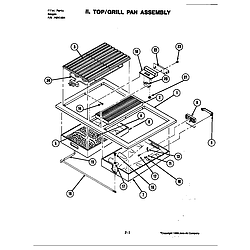 S120C Range Top assembly Parts diagram