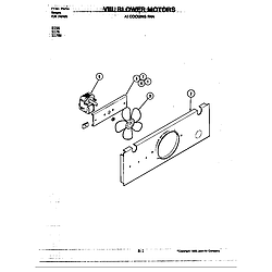 S176 Electric Slide-In Range Blower motor (cooling fan) (s176) Parts diagram