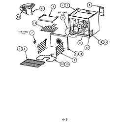 SC272T Built-In Electric Oven Oven module, convection 27 diagram