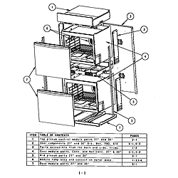 SC302 Built-In Electric Oven Oven assembly Parts diagram