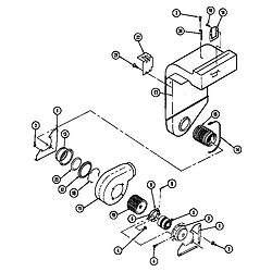 SEG196 Slide-In Range Blower motor-blower/plenum Parts diagram