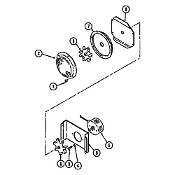 SEG196 Slide-In Range Blower motor-convection Parts diagram