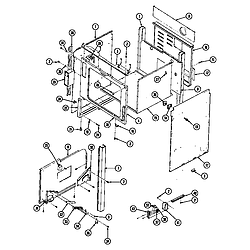 SEG196 Slide-In Range Body (seg196) (seg196-c) Parts diagram