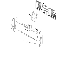 SF315PEPW1 Free Standing - Gas Backguard Parts diagram