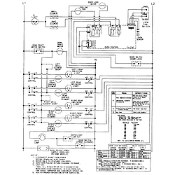 SVE47100W Electric Slide-In Range Wiring information (sve47100b/w-ser 15) Parts diagram