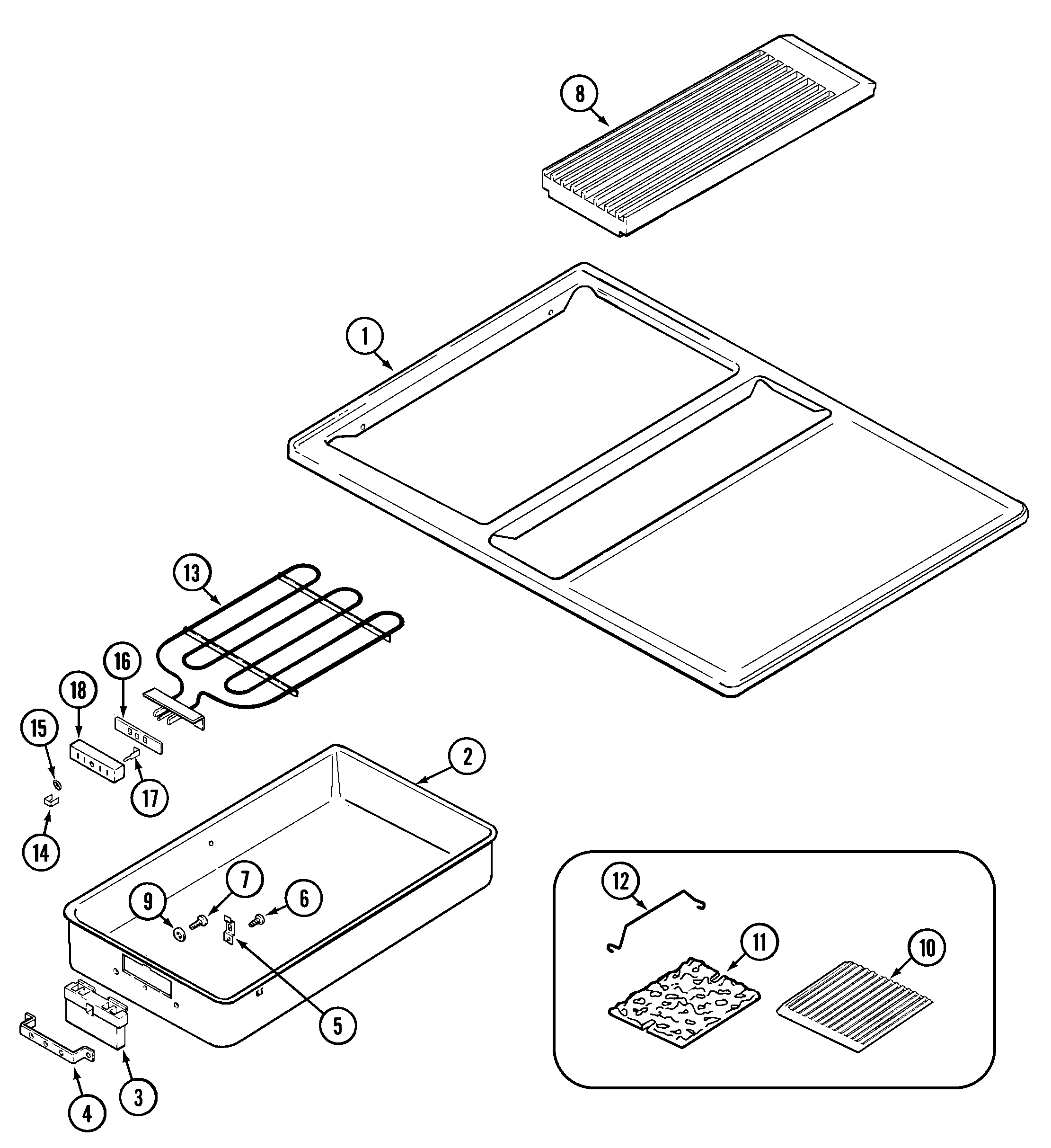 Cooktops Jenn Air Cooktops Parts [ 2425 x 2221 Pixel ]