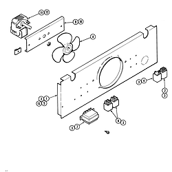 W188W Range Fans-cooling (w188w) Parts diagram