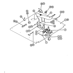 W188W Range Internal controls (w188w) Parts diagram