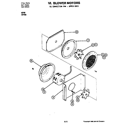 W246 Electric Wall Oven Blower motor-convection fan-upper (w246) (w246) Parts diagram