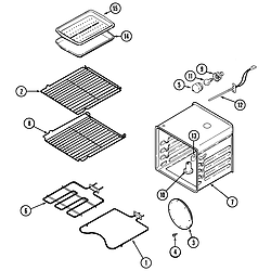 W27100B Electric Wall Oven Oven Parts diagram