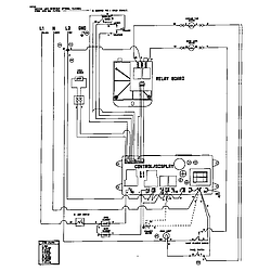 W27200BC Electric Wall Oven Wiring information (w27200b) (w27200w) Parts diagram