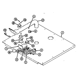 W2750W Electric Wall Oven Internal controls Parts diagram