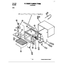 W276W Microwave Oven (upper) (w276) Parts diagram