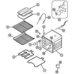 W30400BC Electric Wall Oven Oven Parts diagram