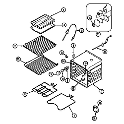 WM30460W Electric Wall Oven Oven Parts diagram