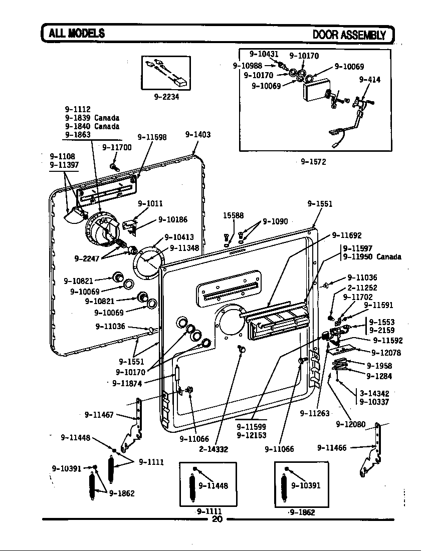 Kenmore Dishwasher Model 665 Schematic