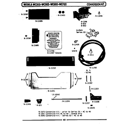 WU482 Dishwasher Conversion kit (wc482) (wc482) Parts diagram