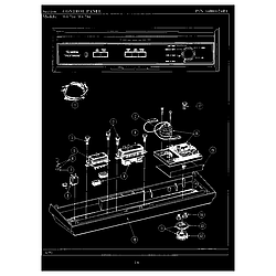 WU704 Dishwasher Control panel (wu704) (wu704) Parts diagram