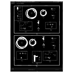 WU704 Dishwasher Installation accessories (sect. 1 of 2) Parts diagram