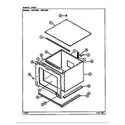 WW2750W Electric Wall Oven Body Parts diagram